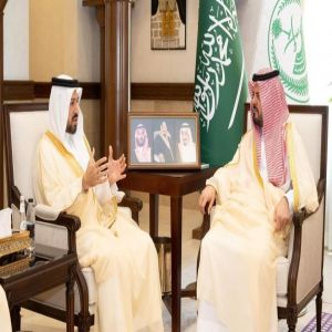 نائب أمير منطقة مكة المكرمة يستقبل الرئيس التنفيذي لشركة علم في جدة