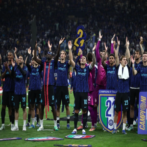 إنتر ميلان يحسم لقب الدوري الإيطالي للمرة 21 في تاريخه