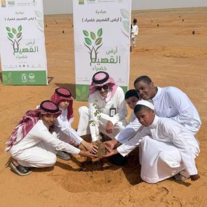 أمانة القصيم تطلق المرحلة الثانية من مبادرة "أرض القصيم خضراء" في نسختها السابعة عشرة بقصيباء