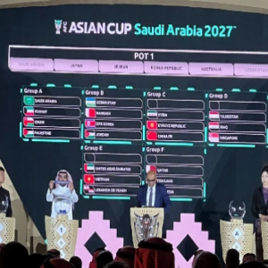 نتائج قرعة بطولة كأس آسيا السعودية 2027
