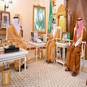 أمير منطقة القصيم يستقبل وكيل الرئيس للشراكات والمحتوى المحلي بالهيئة السعودية للمياه