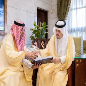 أمير منطقة الرياض يستقبل الرئيس التنفيذي للهيئة السعودية للمدن الصناعية ومناطق التقنية