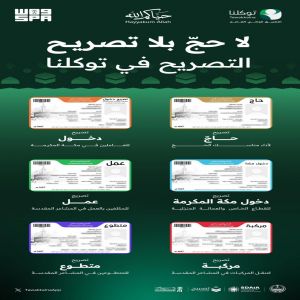 تطبيق "توكلنا" يتيح استعراض تصاريح حج 1447هـ عبر التطبيق