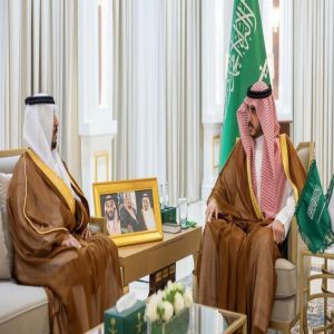 أمير الجوف يستقبل مدير فرع صندوق تنمية الموارد البشرية بالمنطقة