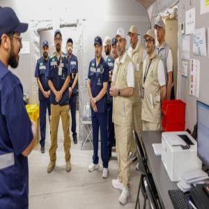 وزير الصحة يزور مستشفى الخدمات الطبية بوزارة الداخلية الميداني بمشعر عرفات
