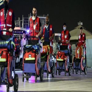 "الهلال الأحمر" بالمدينة المنورة يقدم خدماته الإسعافية لضيوف الرحمن