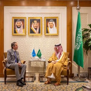 سمو وزير الخارجية يستقبل مدير عام الوكالة الدولية للطاقة الذرية