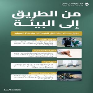 "هيئة الطرق" تستعرض مبادراتها وتقنياتها التي تدعم الحفاظ على البيئة وتعزيز الاستدامة في قطاع الطرق