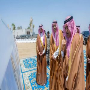 أمير منطقة الباحة ونائبه يتفقدان مشروع تطوير مطار الملك سعود الدولي