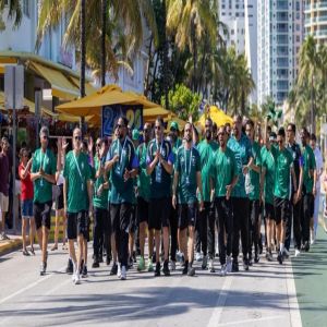 مسيرة جماهيرية في ميامي دعمًا للأخضر قبل مواجهة الأوروغواي في كأس العالم 2026
