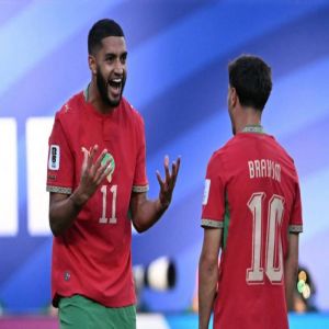 المغربي إسماعيل صيباري أول عربي يهز شباك البرازيل في كأس العالم