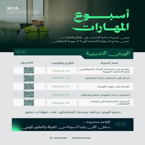 الهيئة السعودية للمقاولين تطلق "أسبوع مهارات الشباب في قطاع المقاولات"