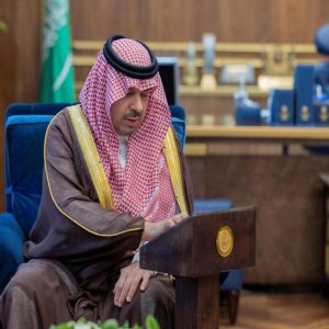 أمير منطقة الحدود الشمالية يضع حجر الأساس لمشروع مصنع اللقاحات البكتيرية البيطرية