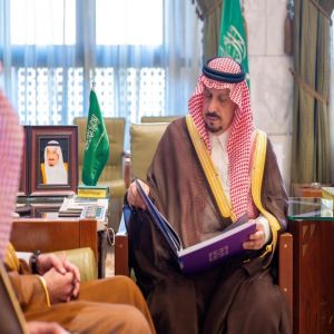أمير منطقة الرياض يطلع على أبرز مستجدات الأعمال في مركز مشاريع البنية التحتية بالمنطقة