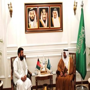 المندوب السعودي الدائم لدى منظمة التعاون الإسلامي يستقبل نظيره “الأفغاني”