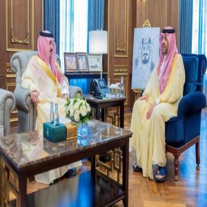 أمير الحدود الشمالية يستقبل مدير نادي وزارة الداخلية المعيَّن بالمنطقة
