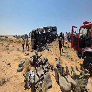 سوريا: وفاة 35 شخصاً بحادث اصطدام حافلتين