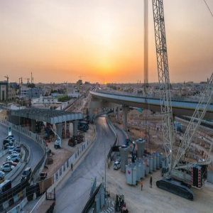 الهيئة الملكية لمدينة الرياض: تجاوز نسبة الإنجاز في جسر طريق الثمامة عند تقاطع طريق العليا 50%