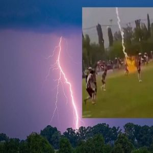 الصاعقة تتسبب في وفاة لاعب شاب أمام أعين الجماهير