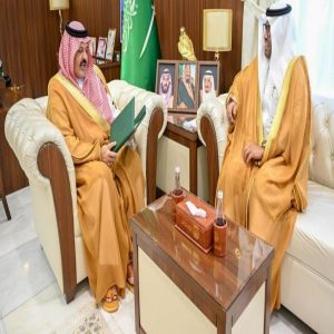 أمير حائل يستقبل مدير مكتب الهيئة العامة للولاية على أموال القاصرين بالمنطقة