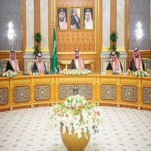 سمو ولي العهد يرأس جلسة مجلس الوزراء في جدة
