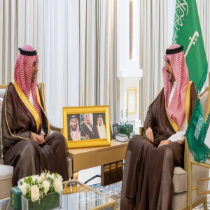 أمير منطقة الجوف يستقبل مدير عام فرع هيئة الهلال الأحمر السعودي المعيّن حديثًا