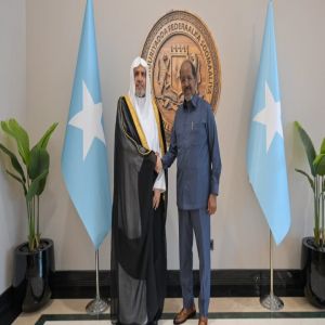 رئيس جمهورية الصومال الفيدرالية يستقبل أمين عام رابطة العالم الإسلامي
