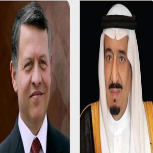 ملك الأردن يهنئ خادم الحرمين الشريفين باليوم الوطني السعودي