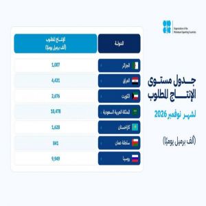 "أوبك+" تبقي مستويات إنتاج النفط في نوفمبر دون تغيير