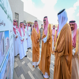 أمير منطقة حائل يزور محافظة الشنان ويفتتح مبنى المحافظة