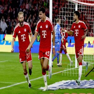 بايرن يقفز لقمة الدوري الألماني بسداسية لايبزيغ