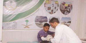العيادات السعودية تعاين 2600 لاجئ سوري في الزعتري