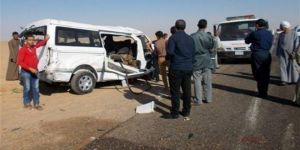 مصرع 16 شخصا في تصادم 5 سيارات بجنوب مصر