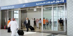 بالصور.. مطار الأمير محمد بن عبدالعزيز الجديد يستقبل أولى رحلاته