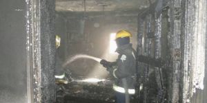 إصابة 6 أشخاص في حريق بمكة