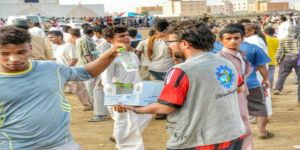 توزيع 20 ألف عبوة مياه في مشروع تطوعي بجازان