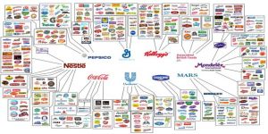 هل كنت تعلم ان هناك ١٠ شركات فقط حول العالم تتحكم في كل ما نأكل !
