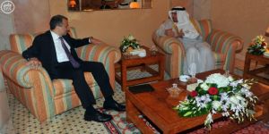 وزير الدولة للشؤون الخارجية يجتمع بوزير الخارجية والمغتربين اللبناني