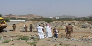 إزالة تعديات على أراضٍ حكومية بمساحة 1.2 متر مربع في جدة